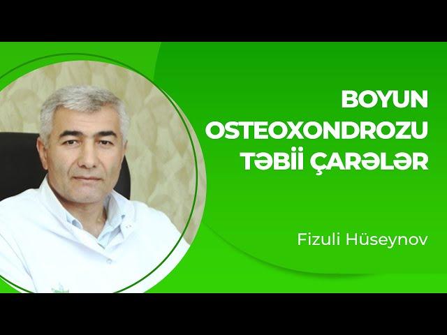 Boyun osteoxondrozu | Təbii çarələr