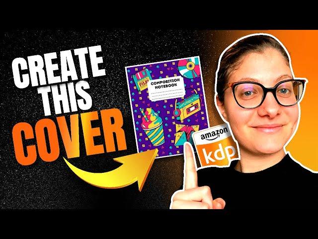 Create a Book Cover for a Lined Notebook for Amazon KDP [FOR BEGINNERS]