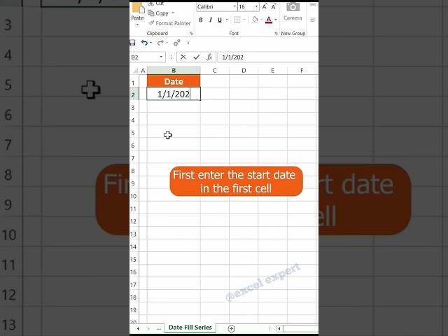 Don't fill date manually in excel / #exceltips #exceltricks #excelformula #exceltutorial #shortsfeed