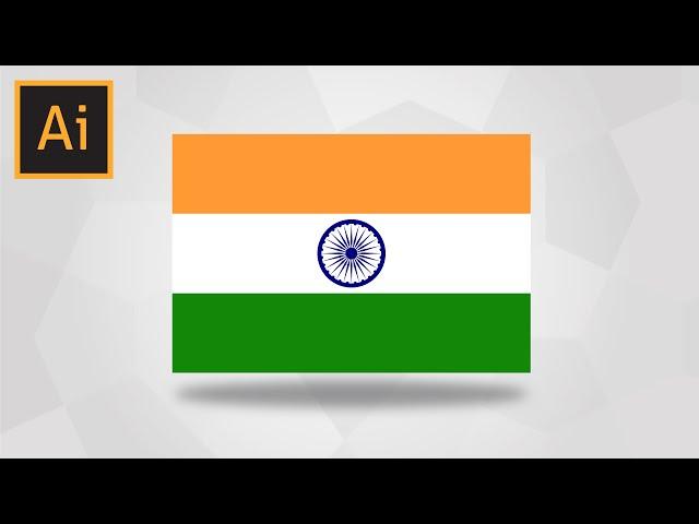 How To Draw The Indian Flag In Adobe Illustrator