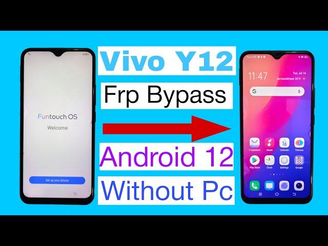 ViVO Y12 Frp Bypass| Vivo Frp Bypass Android 11 | Vivo Y12/Y15/Y17/Y19/Frp Bypass| Without Pc