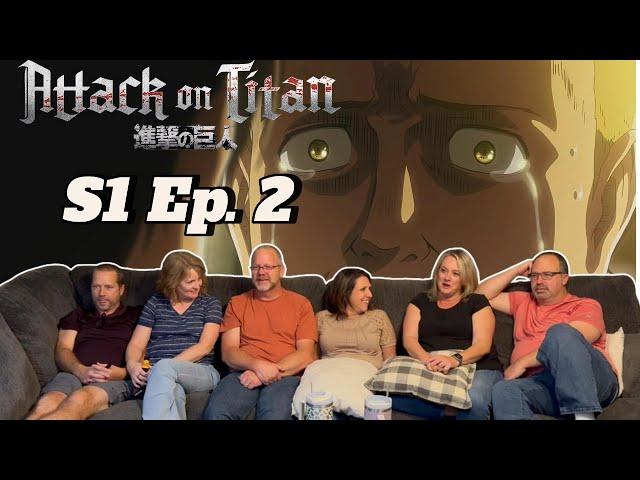 Damon's Locked In : Parents React (Anime Haters) - Attack on Titan 1x2