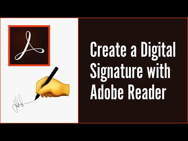 Create a Digital Signature with Adobe Reader SIGN DOCUMENTS! | APTeck Tutorials