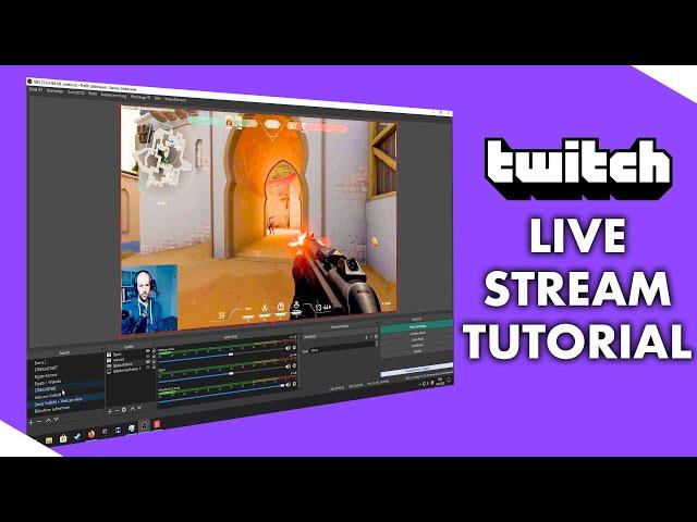 TWITCH Stream Tutorial German - Wie streamt man auf Twitch - Wie kann man auf Twitch streamen