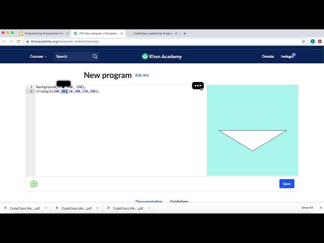 CodeClass Curriculum Special: Triangles