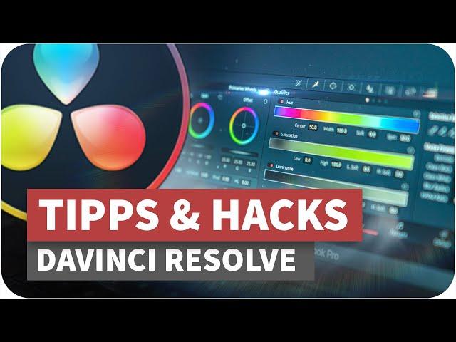 15 Tricks & Hacks, die jeder kennen muss | Davinci Resolve Tutorial Deutsch