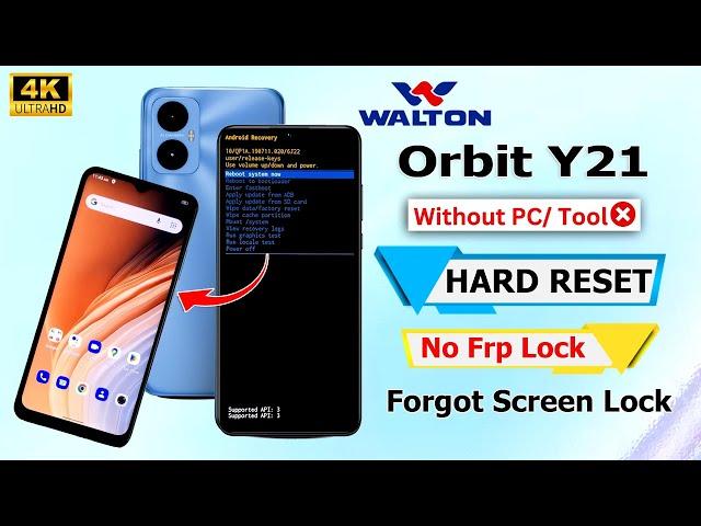 Walton Orbit Y21 Hard Reset Password Pin Lock Remove  Forgot Screen Lock? Delete /Pattern /Password