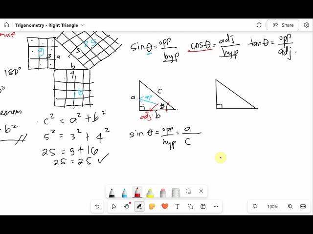 Solving Right Triangles with Example - Trigonometry (Taglish)