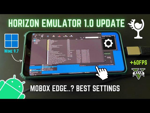 HORIZON 1.0 PC Emulator Android - BEST Settings UPDATE Fixed!