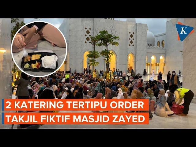Dua Vendor Katering Rugi Hampir Rp 1 Miliar Tertipu Order Fiktif Buka Puasa Masjid Zayed