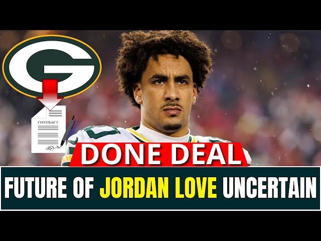 BOMB!WILL JORDAN LOVE STAY? ARE THE PACKERS CLOSE TO FINALIZING THE CONTRACT? | packers news