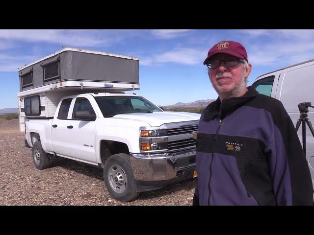 Truck Tour Nomad Living in a Pop Top Truck Camper