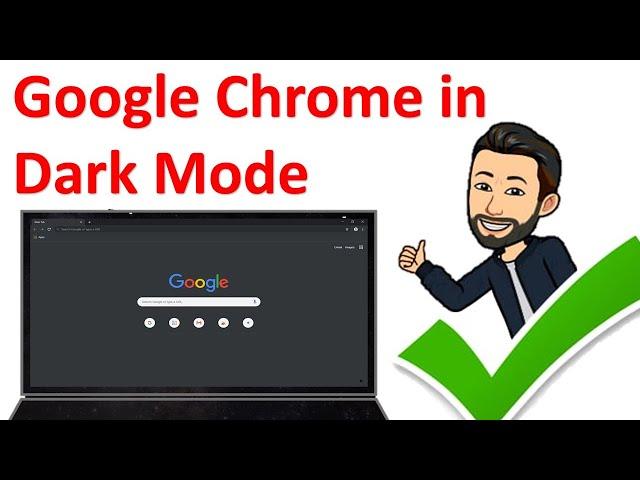 Dark mode Google chrome pc - How to enable dark mode on google chrome (2022)