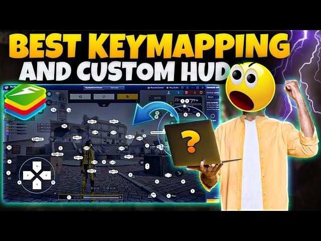 BEST KEYMAPPING for Free Fire New PC Player:  Bluestacks 5 Easy Custom HUD  For Free Fire 