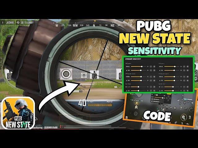 This SENSITIVITY will make you Hacker  | pubg new state ipad sensitivity | PUBG NEW STATE CODE