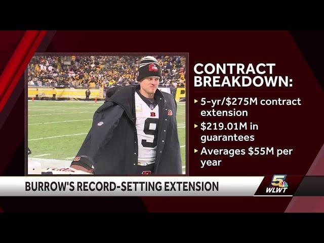 Bengals, Joe Burrow reportedly agree to record-breaking contract extension