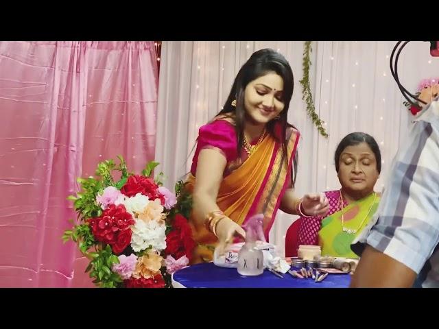 ROJA DOING MAKEUP TO ANNAPOORNI PAATI | VADIVIKARSI AMMA | ROJA SHOOT | BEHIND SCENES | FUN |