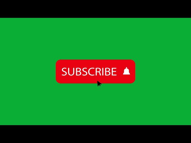 Green Screen Subscribe Button No Copyright With Animation