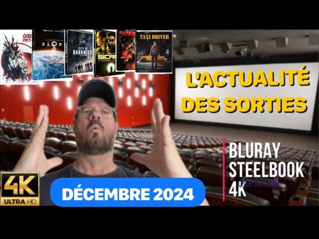 L’ACTUALITÉ DES SORTIES BLURAY, STEELBOOK, 4K DU MOIS DE DÉCEMBRE 2024 • COUPS DE CŒUR, CURIOSITÉS