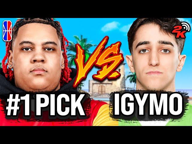 #1 DRAFT PICK vs IGYMO - $1000 WAGER NBA 2K25! (MUST WATCH)