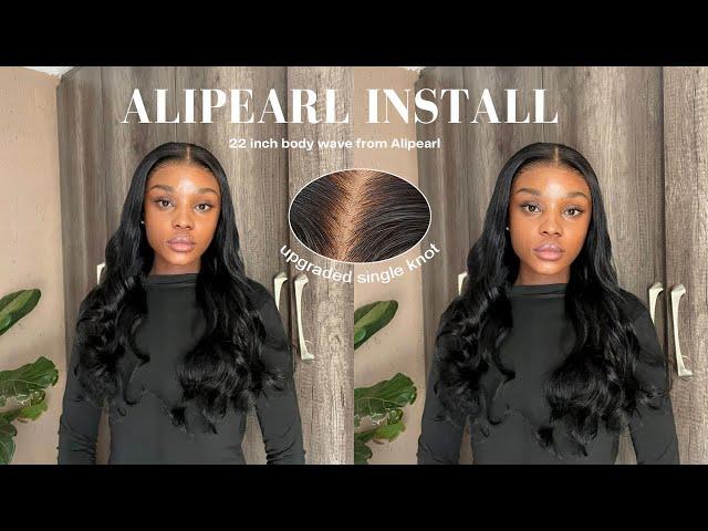 WIG REVIEW : the best pre curled frontal wig in the game + no baby hair lace melt + alipearl hair