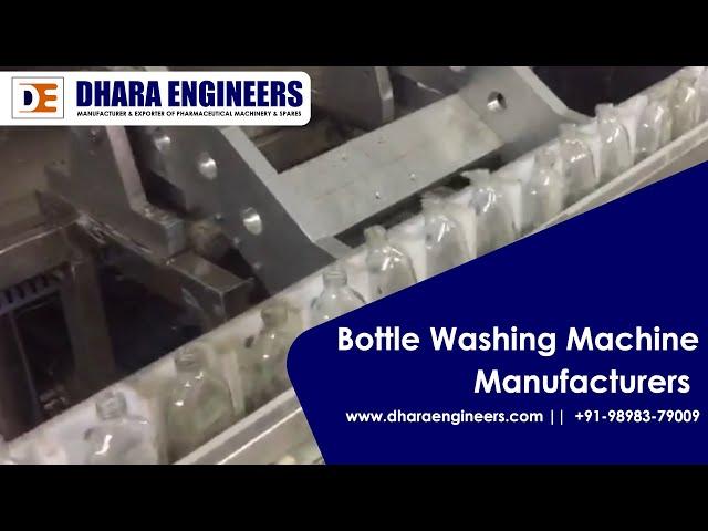 Bottle Washing Machine, Bottle Cleaning Machine at Best Price, Dhara Engineers