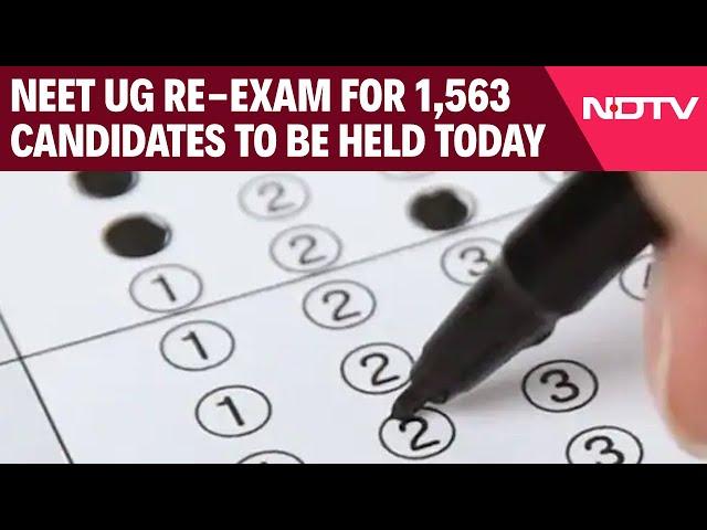 NEET-UG Re-Exam | Re-Exam  For 1,563 Candidates To Be Held At 6 Centres Today