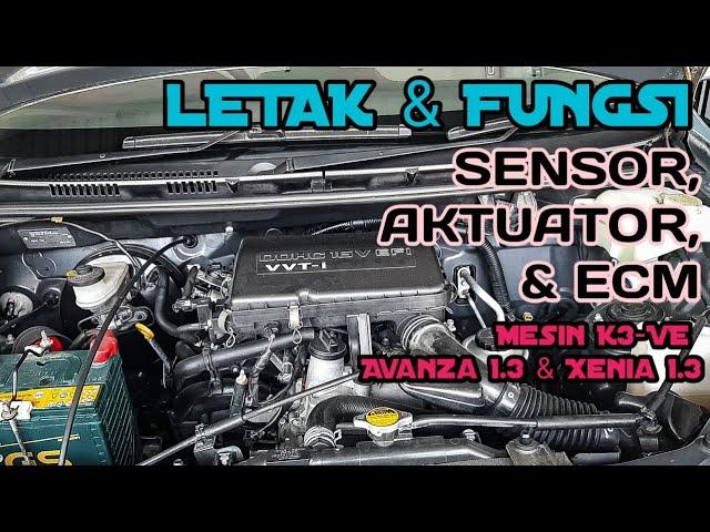 Mengenal Sensor, Aktuator, & ECM pada Mobil Avanza atau Xenia K3VE/3SZ-VE