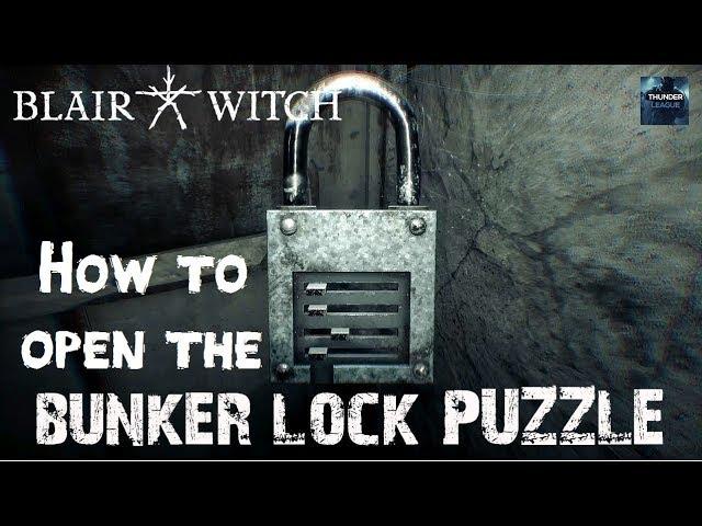 Blairwitch How to open the lock