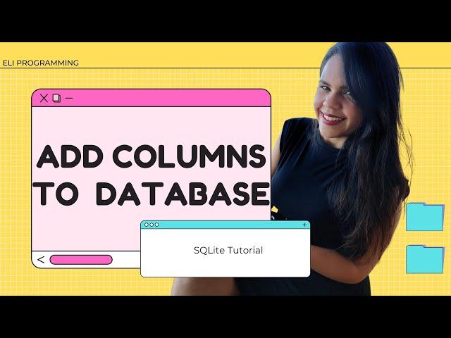 How to add columns to a data base - SQLite Browser