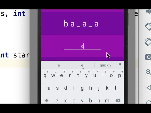 Java - Set On Text Changed Listener for Input Field  | Hangman Android App