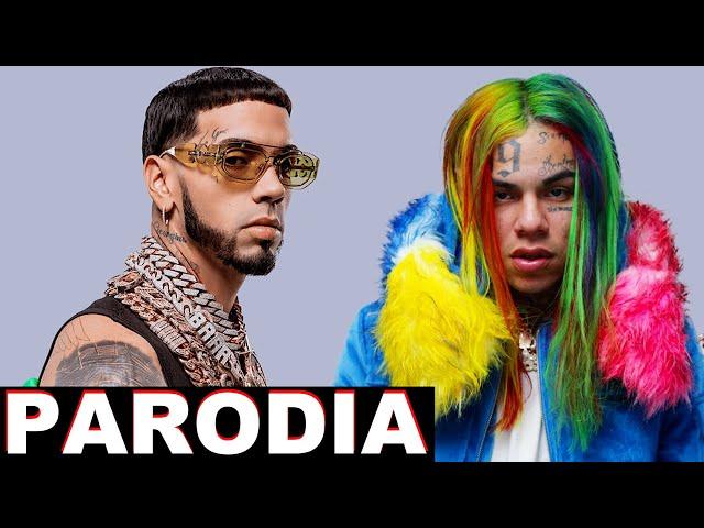 Se enfrentan Anuel y Tekashi69 en vivo