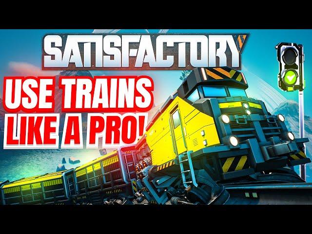 The Ultimate Train Guide: How to Use Trains Like a Pro in Satisfactory!