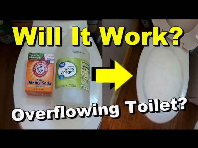 Don't Use Vinegar / Baking Soda in Toilet. Do Home Remedies Work? How to Unclog a Toilet Bowl