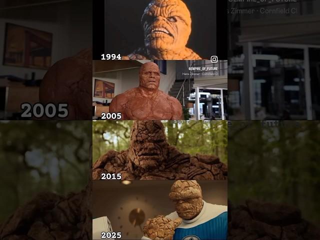 Evolution of The Thing in Fantastic Four Movies | Comparisons (1994-2025)