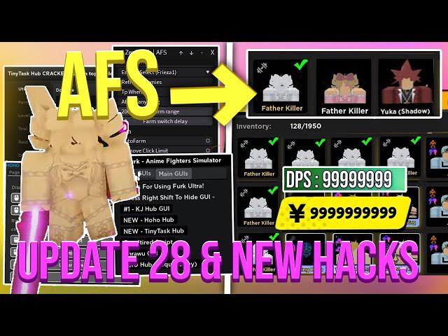 [UPDATE 28] ROBLOX Anime Fighters Simulator Hack Script GUI Pastebin 2022 *Auto Farm, Dupe Fighters*