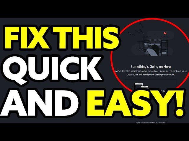 How To Fix Discord Something's Going On Here