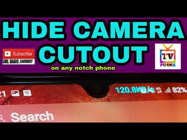 How to hide camera cutout or notch display on Samsung Galaxy M series A series easily