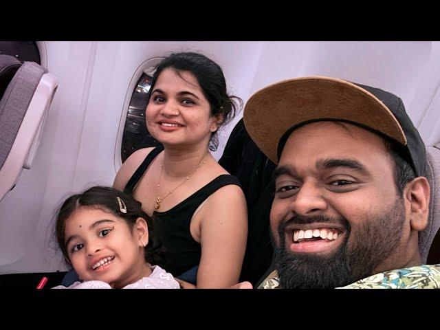 Flying Back to Kerala | Our Journey Home ️