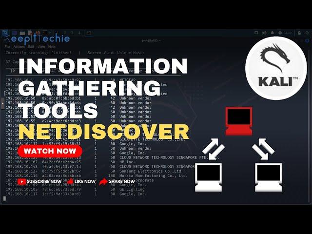 Introduction to Netdiscover | Mastering Network Scanning with Kali Linux 22