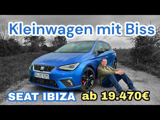 Seat Ibiza 1.0 TSI FR Black Edition - Kleinwagen mit Biss?! Test - Review - Fahrbericht - 4K