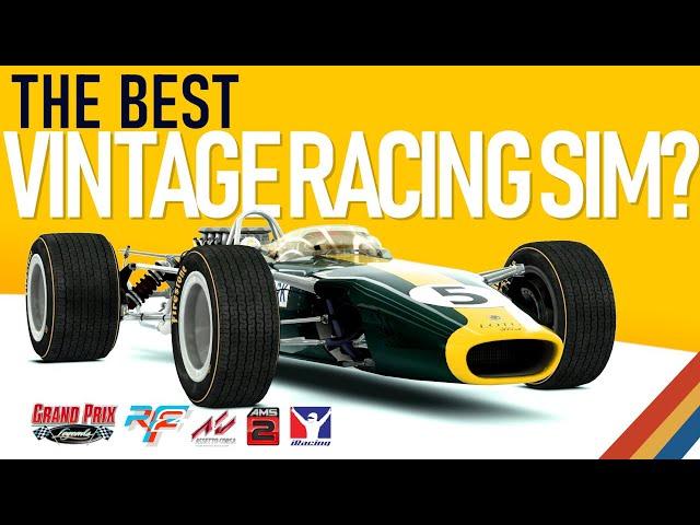 Comparing Vintage Racing Sims - GPL, rFactor 2, Assetto Corsa, AMS2, iRacing!