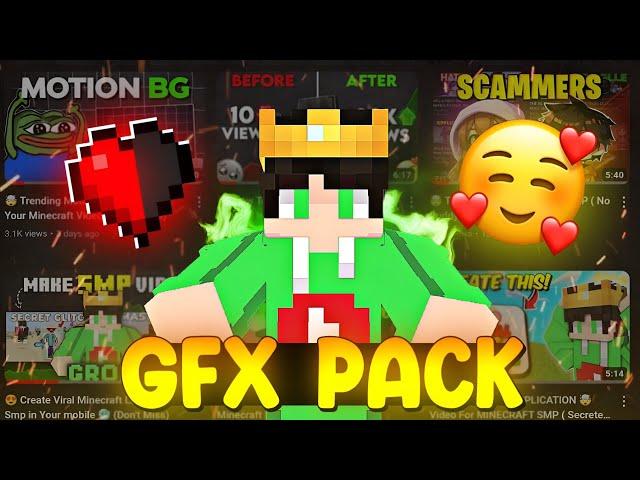  Trending GFX PACK For Your Minecraft Videos  (Don't Miss)