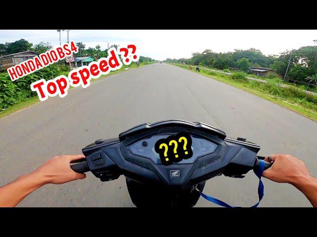 Honda Dio BS4 Top Speed Test