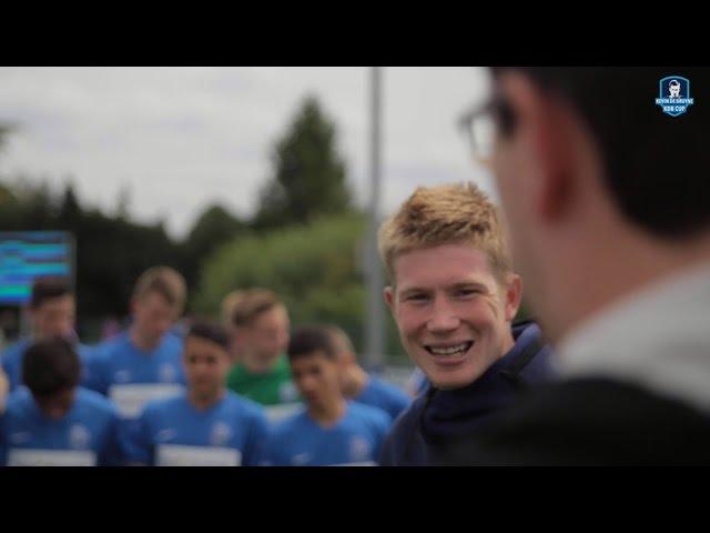 Kevin De Bruyne visits his own tournament ! #KDBCup