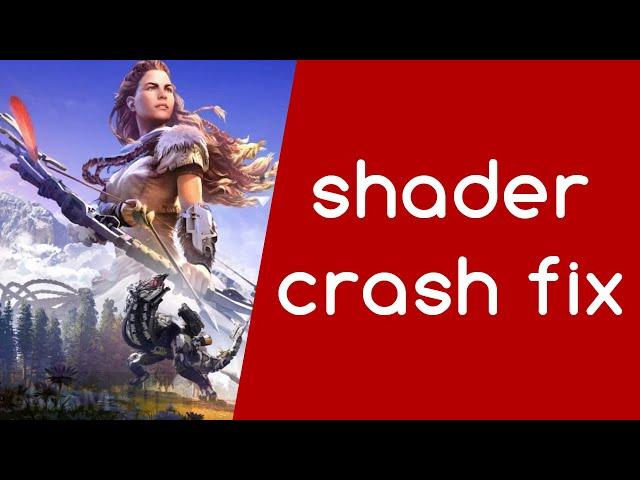 Fix Horizon Zero Dawn Crash on Startup Optimizing game Shader Compiling PC RAM Pagefile Glitch Bugs