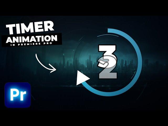 Animated Circular COUNTDOWN TIMER In Premiere Pro