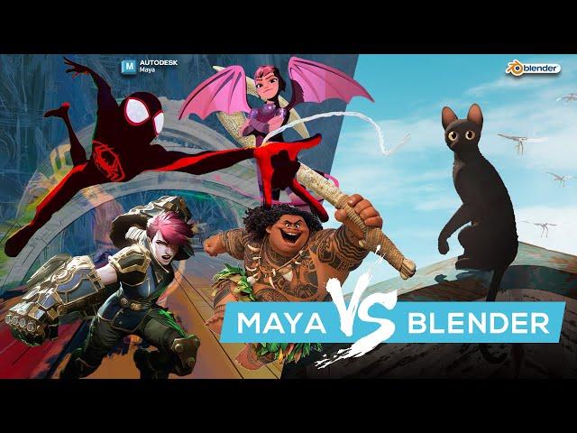 Maya vs Blender: How the Best Studios in the World are Disrupting the 3D Animation Industry