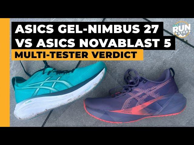 Asics Gel-Nimbus 27 vs Asics Novablast 5: Four runners give their verdict