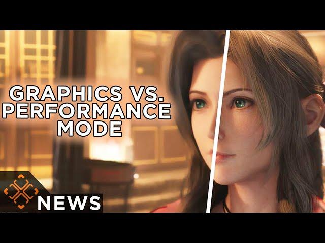 Final Fantasy 7 Remake Intergrade: Graphics vs. Performance Mode